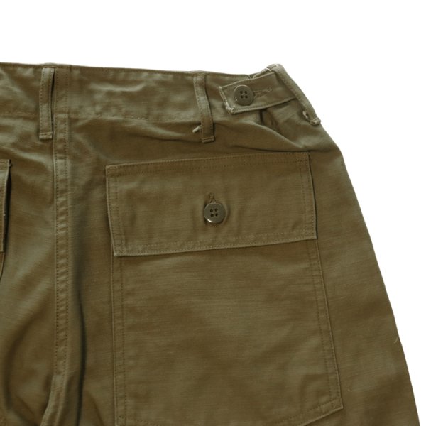 画像13: BUZZ RICKSON'S バズリクソンズ BR51735 TROUSERS, MEN'S, COTTON SATEEN OLIVE GREEN QM SHADE 107, TYPE I, CLASS SHORTS ミリタリーパンツ ショーツ 短パン アメリカ軍ミリタリー 東洋エンタープライズ 日本製 (13)