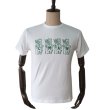 画像2: CUSHMAN クッシュマン 26866 Print T  "C M A N"  プリントT  30番双糸天竺 ミディアムウェイト バインダー仕上げ ワンウォッシュ フロントプリント 半袖Tシャツ コットン100％  日本製 (2)