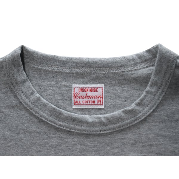 画像9: CUSHMAN クッシュマン 26868 Print T  "BIG FOOT"  プリントT  30番双糸天竺 ミディアムウェイト バインダー仕上げ ワンウォッシュ フロントプリント 半袖Tシャツ コットン100％  日本製 (9)