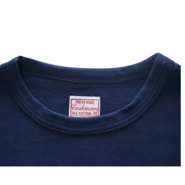 画像9: CUSHMAN クッシュマン 26869 Print T  "BARRA CUDA"  プリントT  30番双糸天竺 ミディアムウェイト バインダー仕上げ ワンウォッシュ フロントプリント 半袖Tシャツ コットン100％  日本製 (9)