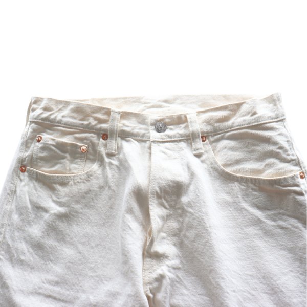 画像6: SUGAR CANE シュガーケーン SC42560 13oz. WHITE DENIM “1947 MODEL” (REGULAR STRAIGHT) 1940年代後半 1947モデル ホワイトデニム 経糸7番×緯糸7番 13オンスセルビッジデニム (6)
