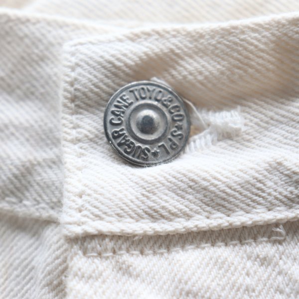 画像7: SUGAR CANE シュガーケーン SC42560 13oz. WHITE DENIM “1947 MODEL” (REGULAR STRAIGHT) 1940年代後半 1947モデル ホワイトデニム 経糸7番×緯糸7番 13オンスセルビッジデニム (7)
