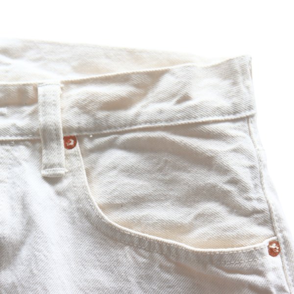 画像8: SUGAR CANE シュガーケーン SC42560 13oz. WHITE DENIM “1947 MODEL” (REGULAR STRAIGHT) 1940年代後半 1947モデル ホワイトデニム 経糸7番×緯糸7番 13オンスセルビッジデニム (8)