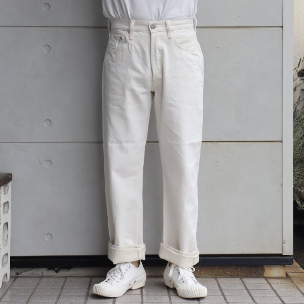 画像2: SUGAR CANE シュガーケーン SC42560 13oz. WHITE DENIM “1947 MODEL” (REGULAR STRAIGHT) 1940年代後半 1947モデル ホワイトデニム 経糸7番×緯糸7番 13オンスセルビッジデニム (2)