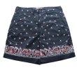 画像4: SUGAR CANE シュガーケーン SC52538 NATIVE AMERICAN BANDANA PRINT WORK SHORTS  ネイティブアメリカンバンダナプリントワークショーツ 1960年代インディアンモチーフ 東洋エンタープライズ (4)