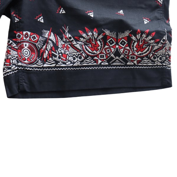 画像9: SUGAR CANE シュガーケーン SC52538 NATIVE AMERICAN BANDANA PRINT WORK SHORTS  ネイティブアメリカンバンダナプリントワークショーツ 1960年代インディアンモチーフ 東洋エンタープライズ (9)