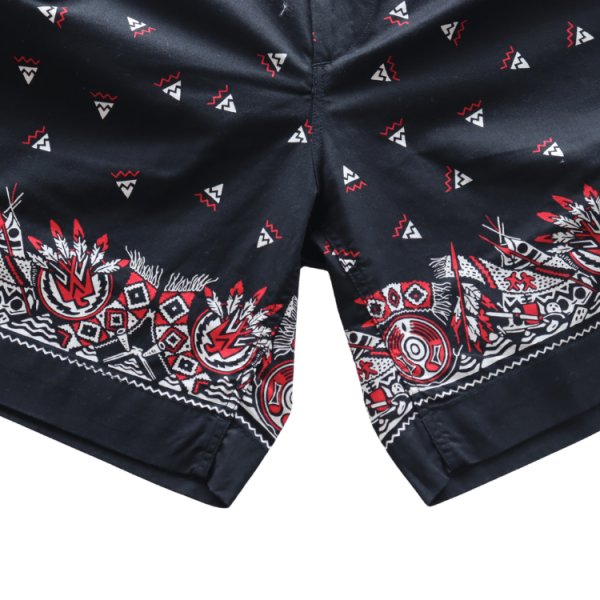 画像8: SUGAR CANE シュガーケーン SC52538 NATIVE AMERICAN BANDANA PRINT WORK SHORTS  ネイティブアメリカンバンダナプリントワークショーツ 1960年代インディアンモチーフ 東洋エンタープライズ (8)