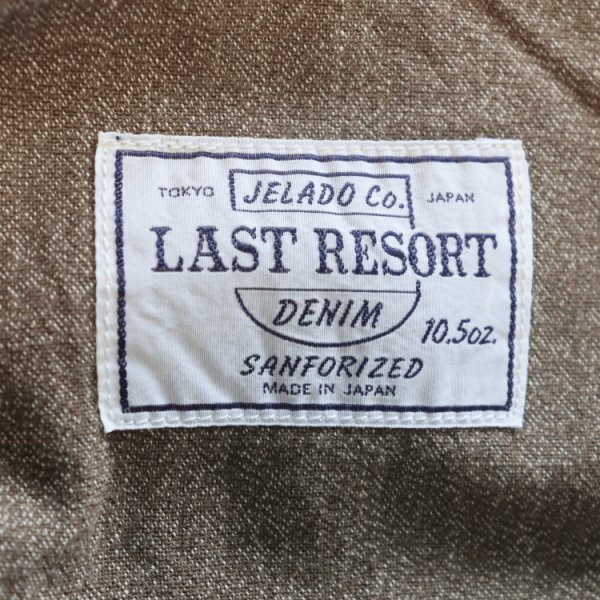 画像14: JELADO ジェラード AG94341DB 41 Denim Stencil デニムステンシル 10.5oz LAST RESORT DENIM 青タグ PW カスタムバージョン ディープサウスコットン 41DENIM TROUSER メタルボタン 41khaki made in japan (14)
