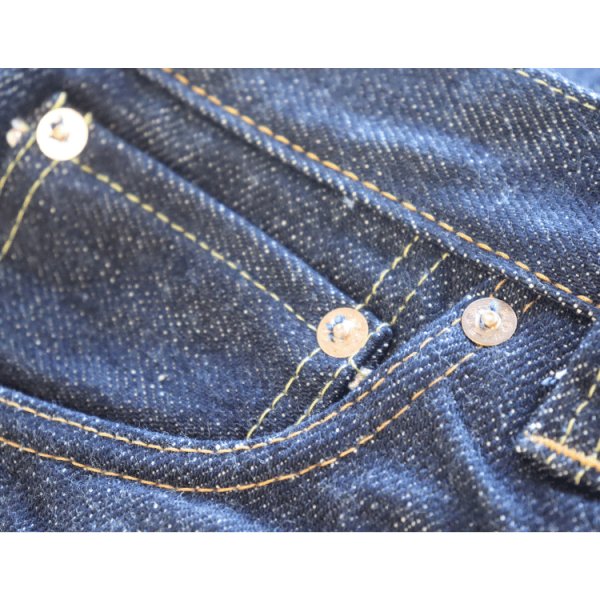 画像10: SAMURAI JEANS サムライジーンズ  S510XX21ozII 21ozレギュラーストレート 定番ジーンズ 最強21ozスペシャルセルビッチ 究極のへビーオンスデニム 諸行無常スレーキ 鉄製日の出ボタン 銅製銭型リベット 日本製 (10)