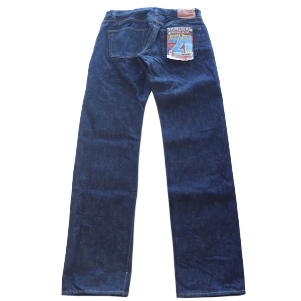 画像15: SAMURAI JEANS サムライジーンズ  S510XX21ozII 21ozレギュラーストレート 定番ジーンズ 最強21ozスペシャルセルビッチ 究極のへビーオンスデニム 諸行無常スレーキ 鉄製日の出ボタン 銅製銭型リベット 日本製 (15)