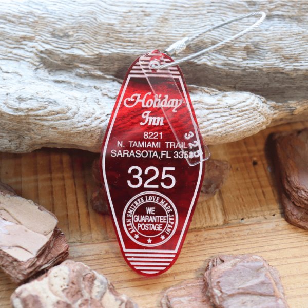 画像3: BUTLER VERNER SAILS バトラーバーナーセイルズ AW-1298-2 ACRYLIC HOTEL KEY HOLDER アクリル ホテル キーホルダー キャストアクリル板 アメリカ モーテルキー オリジナルフォント 日本製 Made in JAPAN (3)