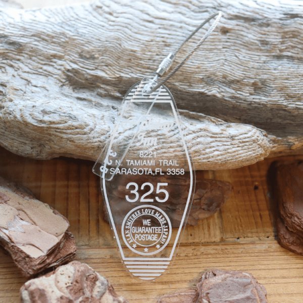 画像5: BUTLER VERNER SAILS バトラーバーナーセイルズ AW-1298-2 ACRYLIC HOTEL KEY HOLDER アクリル ホテル キーホルダー キャストアクリル板 アメリカ モーテルキー オリジナルフォント 日本製 Made in JAPAN (5)