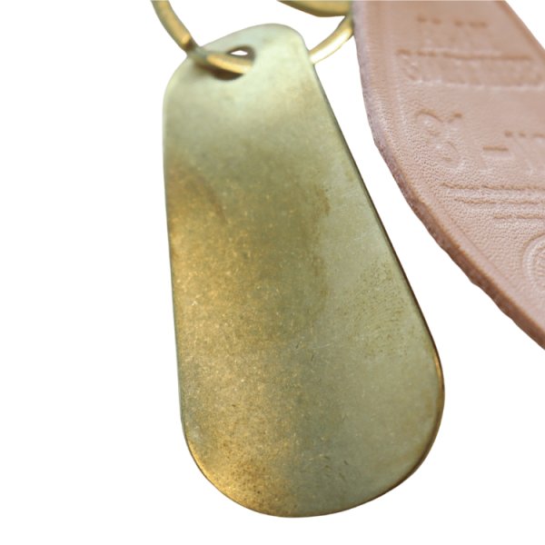 画像6: BUTLER VERNER SAILS バトラーバーナーセイルズ AW-1371 SHOE HORN KEY HOLDER シューホーンキーホルダー 靴べら キーホルダー 真鍮製 栃木レザー チャーム ジャム瓶パッケージ 日本製 Made in JAPAN (6)