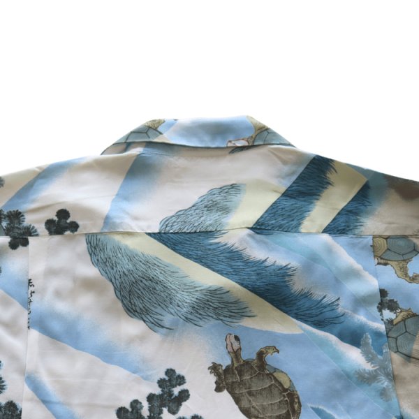 画像12: SUN SURF サンサーフ SS39461 SUN SURF × 葛飾北斎 SPECIAL EDITION “亀” 3 匹の亀 蓑亀 子孫繁栄 日本の意匠 葛飾北斎コラボレーション スペシャルエディション ハワイアンシャツ アロハシャツ 半袖 日本製 made in japan (12)