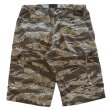 画像10: CUSHMAN クッシュマン x MATTSONS マットソンズ 62461 CARGO SHORT PANTS EASY WAIST カーゴショートパンツ イージーウエスト タイガーカモ レオパード アメカジ コットン100％ 日本製 (10)