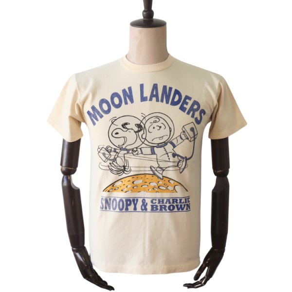 画像2: TOYS McCOY トイズマッコイ TMC2538 TOYS McCOY × SNOOPY TEE  “MOON LANDERS” アポロ10号 スヌーピー チャーリーブラウン コラボTシャツ アメリカンカルチャー  半袖Tシャツ コットン 100% 日本製 (2)