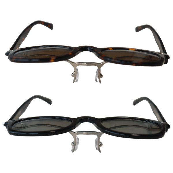 画像13: ORGUEIL オルゲイユ OR-7358B/D Flip-Up Glass フリップアップグラス サングラス メガネ 跳ね上げ Black / Demi クラシカル眼鏡シリーズ ウェリントンタイプ オリジナルハードケース 日本製 (13)