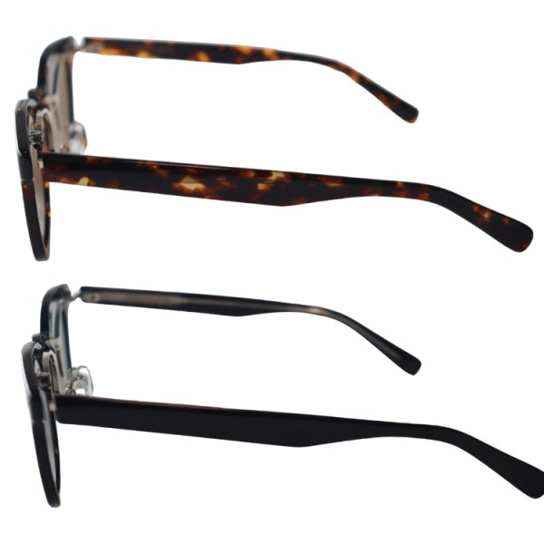 画像7: ORGUEIL オルゲイユ OR-7358B/D Flip-Up Glass フリップアップグラス サングラス メガネ 跳ね上げ Black / Demi クラシカル眼鏡シリーズ ウェリントンタイプ オリジナルハードケース 日本製 (7)