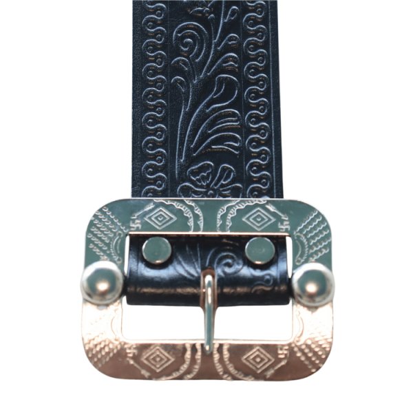 画像4: DAPPER'S × ACE WESTERN BELTS Lot.1792 GO From Tokyo Design Studs Belt Made by ACE WESTERN BELTS ダッパーズ エースウエスタンベルト 職人手打ち スタッズベルト ラウンドヘッドスポッツ 真鍮素材ニッケルメッキ仕上げ (4)