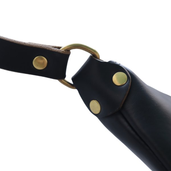 画像4: ART BROWN アートブラウン VGC00074AB Chromexcel Sacoche  クロムエクセル サコッシュ ショルダーバッグ 本革 Horween社製 ホームウェン社 クロムエクセル プルアップレザー エイジング ダブルステッチ ヴィンテージ  日本製 (4)