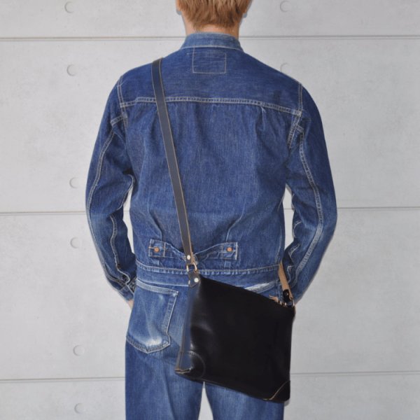 画像11: ART BROWN アートブラウン VGC00074AB Chromexcel Sacoche  クロムエクセル サコッシュ ショルダーバッグ 本革 Horween社製 ホームウェン社 クロムエクセル プルアップレザー エイジング ダブルステッチ ヴィンテージ  日本製 (11)