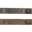 画像8: ARTBROWN アートブラウン VDB21166AB VGB21166AB Concho Belt コンチョベルト アンブレラスタッズ 帯幅20mm クロムエクセルレザー スタッズベルト ブラック チョコ エイジング 日本製 madeinjapan (8)