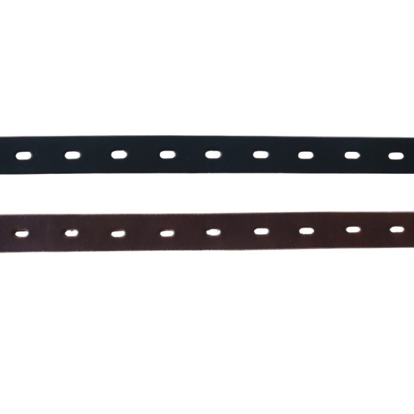 画像5: ARTBROWN アートブラウン VDB21166AB VGB21166AB Concho Belt コンチョベルト アンブレラスタッズ 帯幅20mm クロムエクセルレザー スタッズベルト ブラック チョコ エイジング 日本製 madeinjapan (5)
