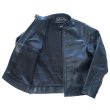 画像15: Bilt Buck by ATTRACTIONS ビルトバック バイ アトラクションズ Lot. 575 Horsehide TT Riders Jacket 黒にこだわった 馬革 シングルライダース カゼインフィニッシュ フルベジタブルタンニング ホースハイド レザージャケット シングルブレスト モーターサイクルジャケット (15)