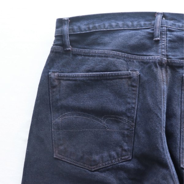 画像18: STUDIO D'ARTISAN ステュディオダルチザン D1908 ベンガラ染めジーンズ 古代色「ベンガラ」「土染め」14oz リラックステーパード ワンウォッシュ 大地の恵み 大地の赤 made in japan 国産ジーンズ (18)