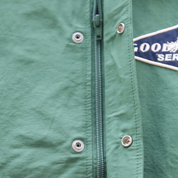 画像12: STUDIO D'ARTISAN ステュディオダルチザン 4627 ロクヨンコーチジャケット ロクヨンクロス コーチジャケット スナップボタン ダブルファスナー オマージュ刺繍 ラグランスリーブ (12)