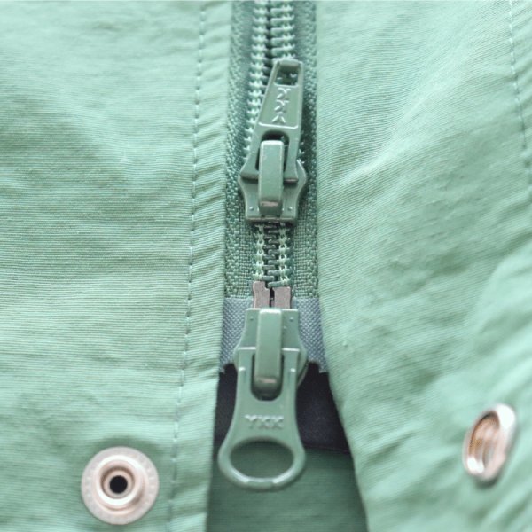 画像14: STUDIO D'ARTISAN ステュディオダルチザン 4627 ロクヨンコーチジャケット ロクヨンクロス コーチジャケット スナップボタン ダブルファスナー オマージュ刺繍 ラグランスリーブ (14)