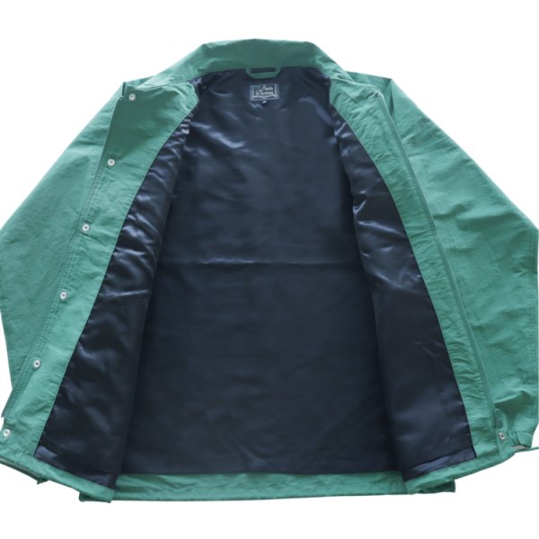 画像15: STUDIO D'ARTISAN ステュディオダルチザン 4627 ロクヨンコーチジャケット ロクヨンクロス コーチジャケット スナップボタン ダブルファスナー オマージュ刺繍 ラグランスリーブ (15)