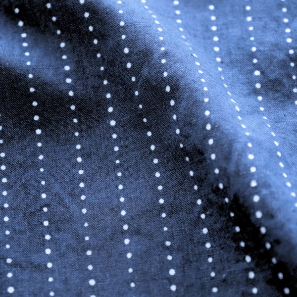 画像12: Dalee's & Co ダリーズアンドコー Calico.F...30s Calico SHIRT キャラコシャツ 1920年代 インディゴウォバッシュドレス&ワークスタイル チンストラップ 前立て裾フラップ ダブルカフス ONE WASH ワンウォッシュ 日本製 madeinjapan (12)