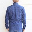 画像3: Dalee's & Co ダリーズアンドコー Calico.F...30s Calico SHIRT キャラコシャツ 1920年代 インディゴウォバッシュドレス&ワークスタイル チンストラップ 前立て裾フラップ ダブルカフス ONE WASH ワンウォッシュ 日本製 madeinjapan (3)