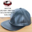 画像1: JELADO ジェラード AB12750 JELADO×BRUNEL＆Co.HATMAKERS B.B.CAP ブルーネルハットメイカーズ 茶芯ホースハイド ヌバック ヴィンテージライク 天然素材 唯一無二 ベースボールキャップ (1)