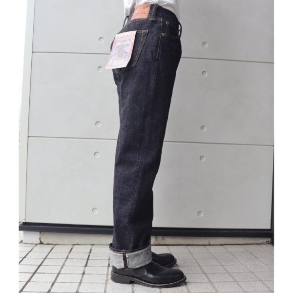 画像3: SAMURAIJEANS サムライジーンズ 零+ストレートモデル S5100VX ZERO PLUS STRAIGHT MODEL オリジナルデニム 17oz 鉄製松ノ木ボタン セカンド デニム ジーンズ 2nd type jeans コットン cotton ワンウォッシュ one wash 日本製 madeinjapan (3)