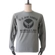 画像2: BUZZ RICKSON'S バズリクソンズ BR69626 L/S T-SHIRT McCHORD A.F. BASE プリント長袖ミリタリーＴシャツ AIR FORCE アメリカ製ボディワシントン州ピアース郡 マッコード空軍基地 ミリタリーTシャツ (2)