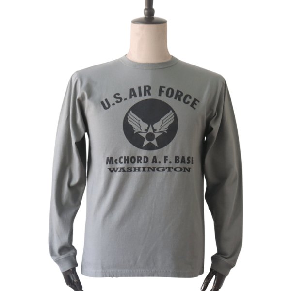 画像2: BUZZ RICKSON'S バズリクソンズ BR69626 L/S T-SHIRT McCHORD A.F. BASE プリント長袖ミリタリーＴシャツ AIR FORCE アメリカ製ボディワシントン州ピアース郡 マッコード空軍基地 ミリタリーTシャツ (2)