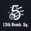 画像7: BUZZ RICKSON'S バズリクソンズ BR69628 L/S T-SHIRT 13th BOMB.SQ.THE GRIM REAPERSプリント長袖ミリタリーＴシャツ 第13爆撃飛行隊 アメリカ製ボディ 米空軍史上最も古い飛行隊 (7)