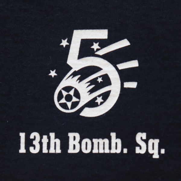画像7: BUZZ RICKSON'S バズリクソンズ BR69628 L/S T-SHIRT 13th BOMB.SQ.THE GRIM REAPERSプリント長袖ミリタリーＴシャツ 第13爆撃飛行隊 アメリカ製ボディ 米空軍史上最も古い飛行隊 (7)