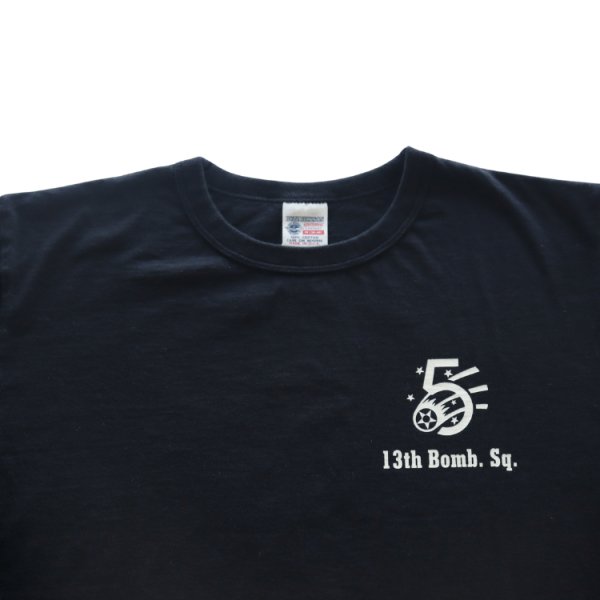 画像5: BUZZ RICKSON'S バズリクソンズ BR69628 L/S T-SHIRT 13th BOMB.SQ.THE GRIM REAPERSプリント長袖ミリタリーＴシャツ 第13爆撃飛行隊 アメリカ製ボディ 米空軍史上最も古い飛行隊 (5)