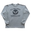 画像4: BUZZ RICKSON'S バズリクソンズ BR69626 L/S T-SHIRT McCHORD A.F. BASE プリント長袖ミリタリーＴシャツ AIR FORCE アメリカ製ボディワシントン州ピアース郡 マッコード空軍基地 ミリタリーTシャツ (4)