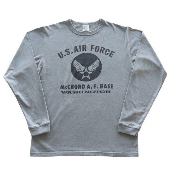 画像4: BUZZ RICKSON'S バズリクソンズ BR69626 L/S T-SHIRT McCHORD A.F. BASE プリント長袖ミリタリーＴシャツ AIR FORCE アメリカ製ボディワシントン州ピアース郡 マッコード空軍基地 ミリタリーTシャツ (4)