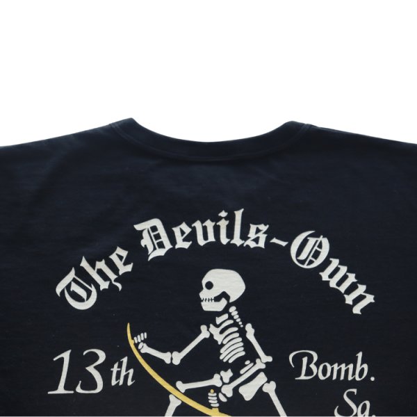 画像11: BUZZ RICKSON'S バズリクソンズ BR69628 L/S T-SHIRT 13th BOMB.SQ.THE GRIM REAPERSプリント長袖ミリタリーＴシャツ 第13爆撃飛行隊 アメリカ製ボディ 米空軍史上最も古い飛行隊 (11)