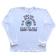 画像4: BUZZ RICKSON'S バズリクソンズ BR69627 L/S T-SHIRT VMF-241 SONS OF SATAN プリント長袖ミリタリーＴシャツ アメリカ製ボディ 海兵戦闘飛行隊 ミッドウェー海戦 黒い影の悪魔 綿100% (4)