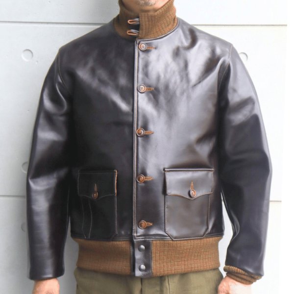 画像2: BUZZ RICKSON'S バズリクソンズ BR80649  Type A-1 “A.C. ORDER No.31-800P”  1927年 A-1 夏季用 フライトジャケット フルベジタブルタンニング ホースハイド ピグメント顔料 (2)