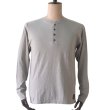 画像2: DALEE'S&CO ダリーズ by DELUXEWARE バイ デラックスウエア Spinner.L 1920s HENLEY NECK スピナー 1920s ワークヘンリーネック 7oz吊天竺 綿100％ シェイプコットン スラブ糸 ニット 長袖Tシャツ  madeinjapan 日本製 (2)