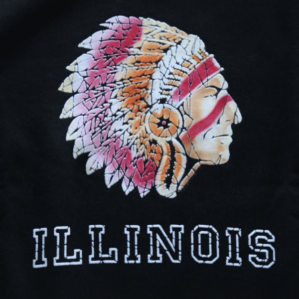 画像6: JELADO/ジェラード AB12201 ILLINOIS Flocky Pt Sweat フロッキープリントスウェット カラーフロッキー 職人手作業 アズマ編み機 丸胴 丸起毛加工 丸編みリブ 最終リリース 特別な一枚 フリーダムスリーブ (6)