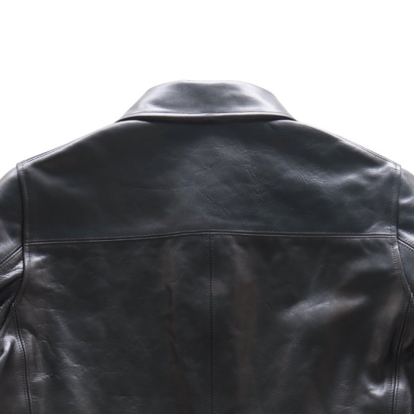 画像11: Bilt Buck by ATTRACTIONS ビルトバック バイ アトラクションズ Lot. 378 Horsehide Royal Half Coat ホースハイド ロイヤルハーフコート カーコート オイルフィニッシュ フルベジタブルタンニング・ホースハイド (11)