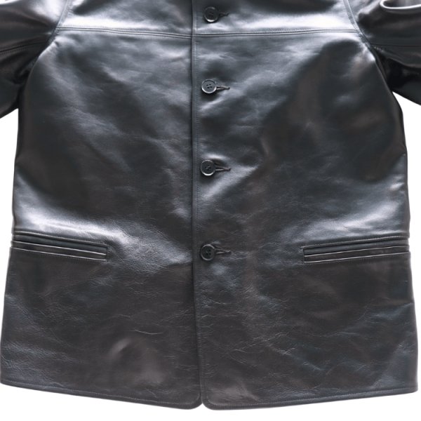 画像4: Bilt Buck by ATTRACTIONS ビルトバック バイ アトラクションズ Lot. 378 Horsehide Royal Half Coat ホースハイド ロイヤルハーフコート カーコート オイルフィニッシュ フルベジタブルタンニング・ホースハイド (4)